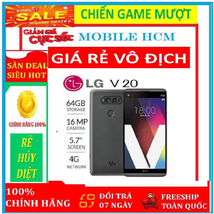 điện thoại LG V20 64G ram4g 64g mới, Chơi Liên Quân mướt