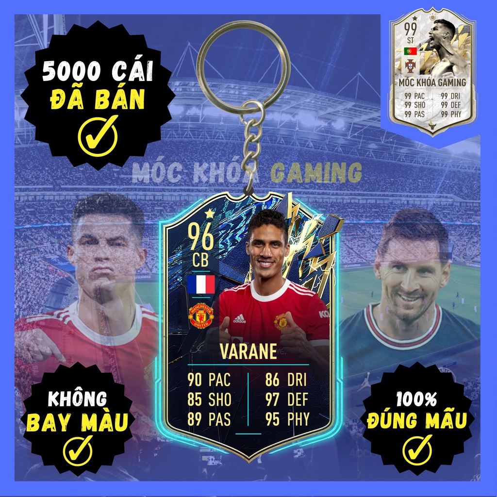 Móc Khóa Varane TOTY 23