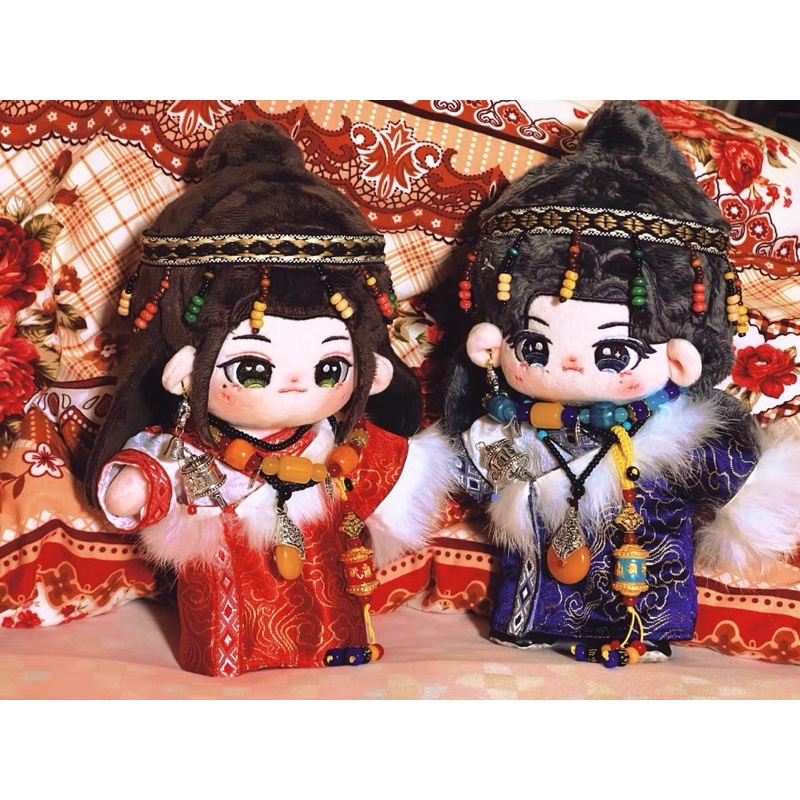 Outfit 15,20cm Chuba Áo Choàng Tây Tạng Set 8 Món