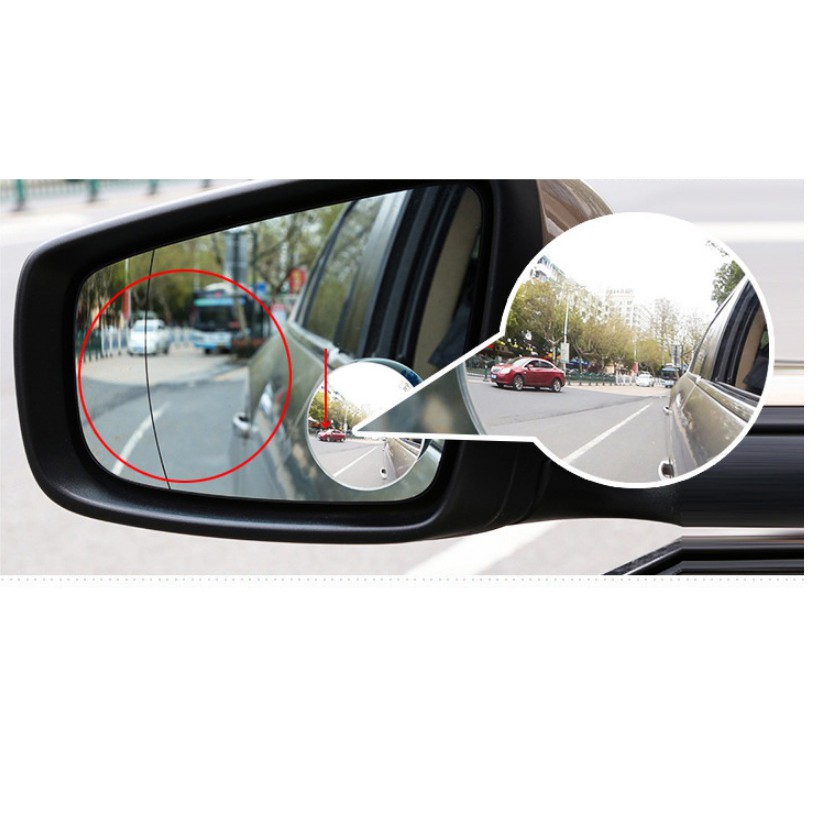 Cặp 02 - gương cầu lồi ' xóa điểm mù ' xe hơi - ô tô
