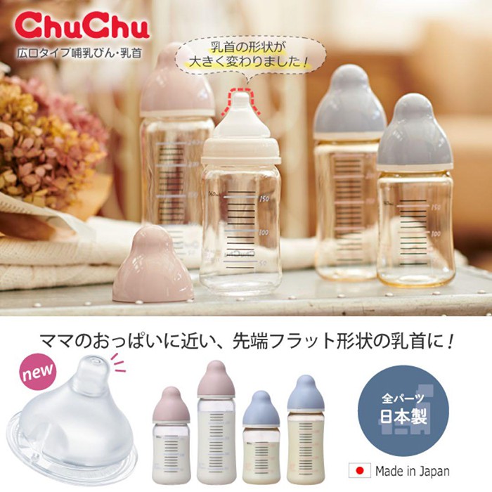 Bình sữa PPSU cổ rộng ChuChu 160ml (new)