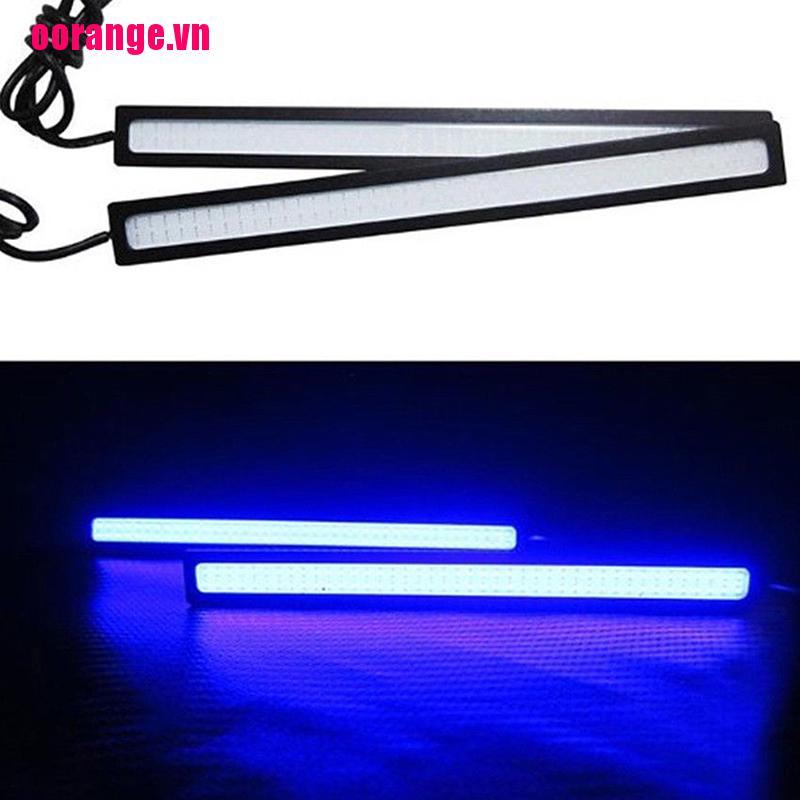 Đèn Led Cob Phá Sương Mù Dc 12v 17cm Siêu Sáng Chống Thấm Nước Cho Xe Hơi