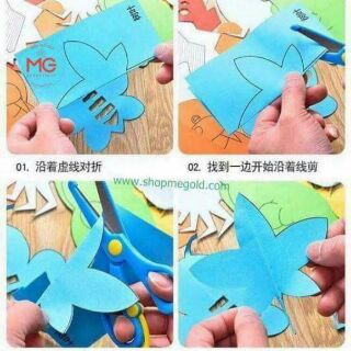 Bộ cắt dán thủ công cho bé