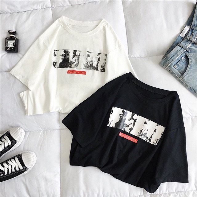 [HÌNH THẬT]Áo phông nữ tay ngắn cổ tròn hàng loại 1 | BigBuy360 - bigbuy360.vn