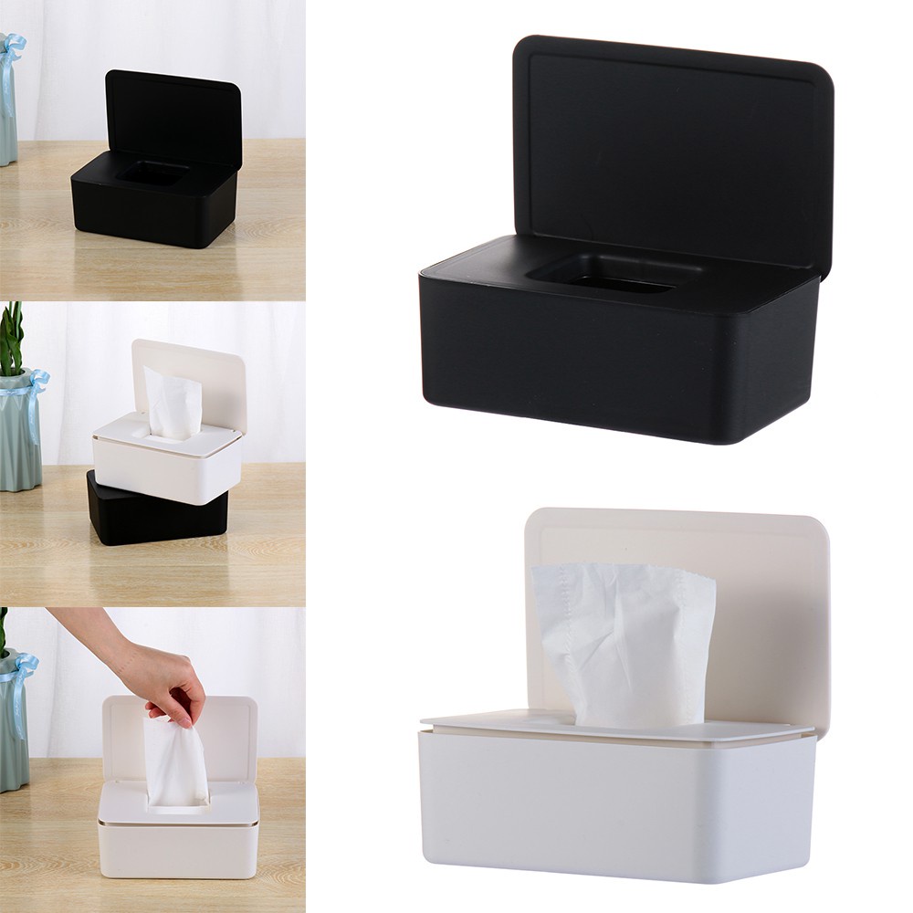 Daphne Hộp Nhựa Đựng Khăn Giấy Ướt Chống Bụi Nhiều Màu Sắc