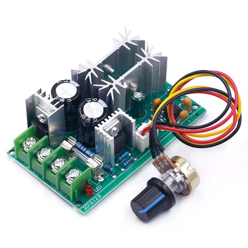 Mô-đun Điều Chỉnh Tốc Độ Động Cơ DC 20A 10-60V PWM 60A 12V 24V 36V 48V