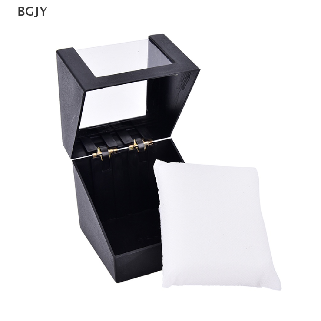 BGJY 1pc wrist watch box 78*78mm plastic earring display storage holder jewelry case NEW