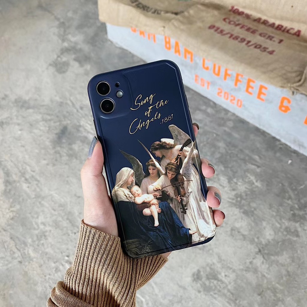 Ốp Điện Thoại Hình Tranh Sơn Dầu Nghệ Thuật Cho Iphone 7 8 + X Xs Xr Xsmax 11 Pro Promax | BigBuy360 - bigbuy360.vn