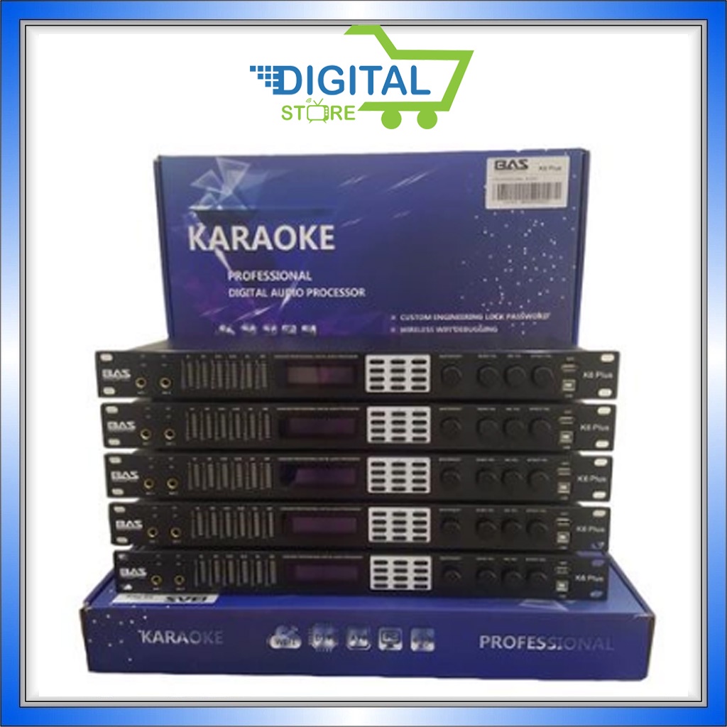 Vang số karaoke BAS Audio K6plus, vang số k6plus dễ phối ghép, phù hợp với tất cả các cấu hình âm th