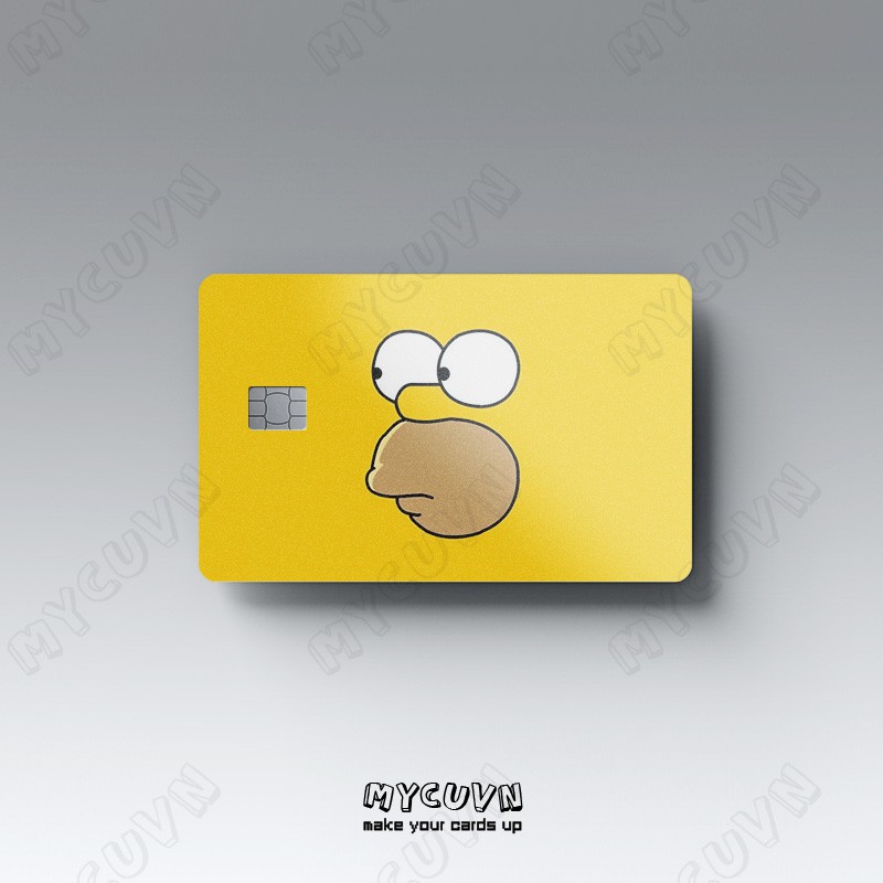 Miếng dán thẻ ngân hàng/dán thẻ ATM-BASIC-Trang trí thẻ ATM, thẻ Xe, thẻ Thang Máy (Chống Nước, Chống Xước)