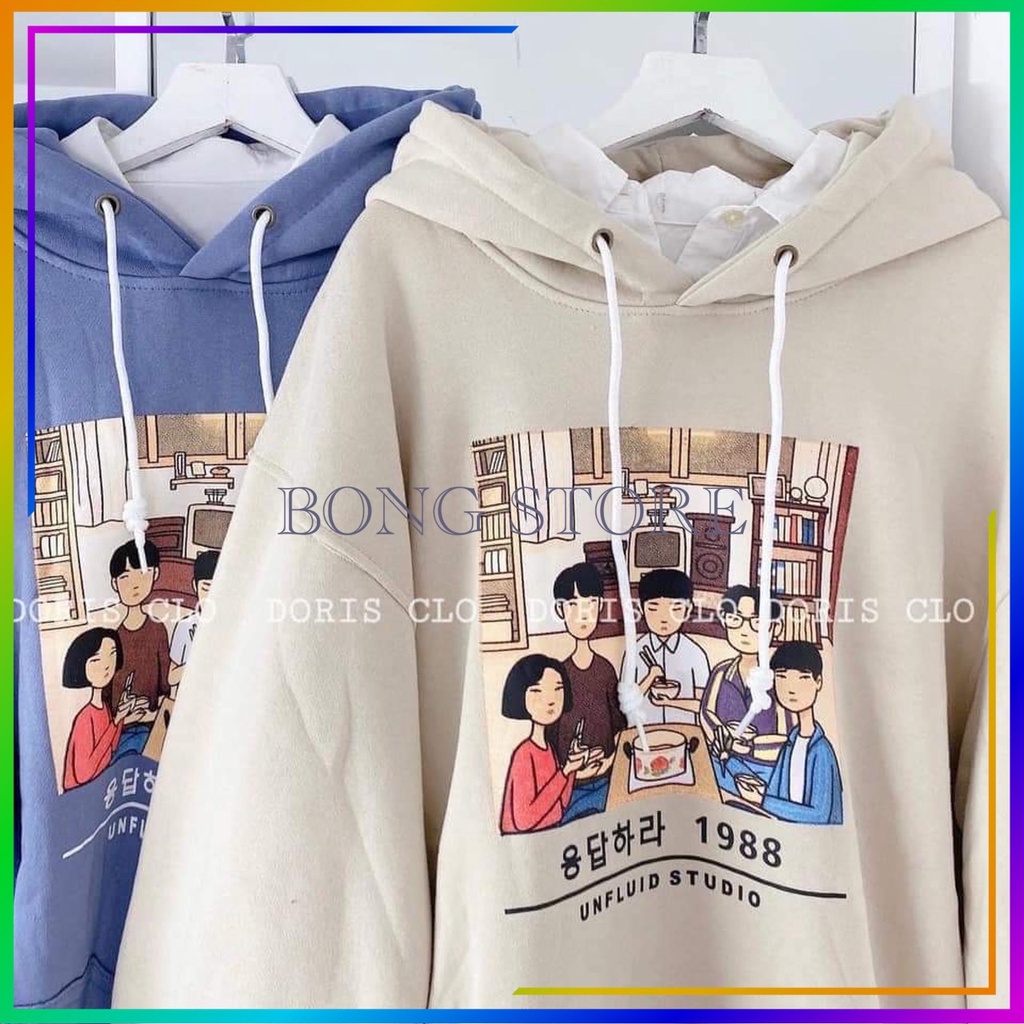 Áo Hoodie Nỉ Nữ, Áo Hôdie Nữ In Hình Gia Đình Form Rộng UNISEX Siêu Đẹp | BigBuy360 - bigbuy360.vn