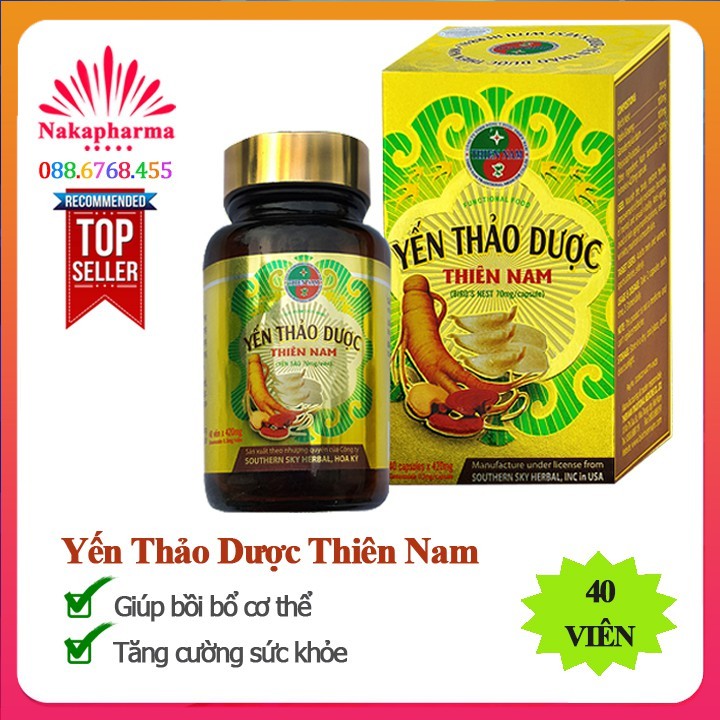 Yến Thảo Mộc Thiên Nam – Bồi bổ sức khỏe cho người già, người mới ốm dậy, giúp ăn ngủ ngon, da mịn màng