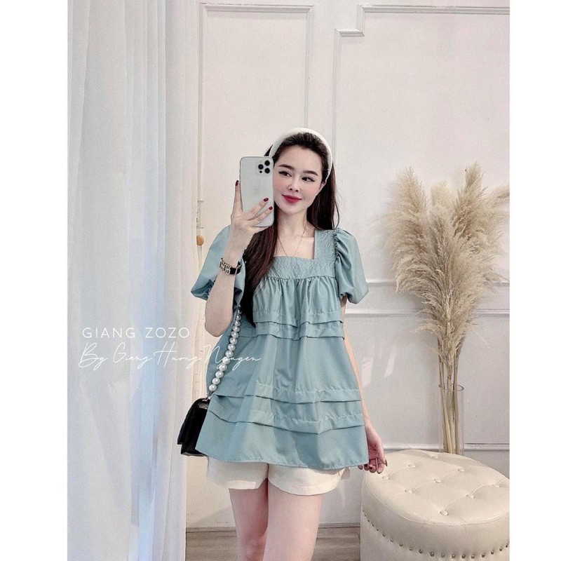 BÁN SỈ SÉT BỘ VÀ ÁO DỜI BABYDOLL MÀU XANH CHO NỮ