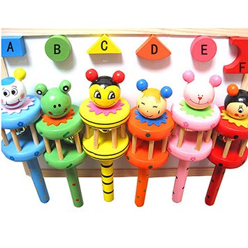 Lục lạc gỗ cho bé (Nhiều mẫu)