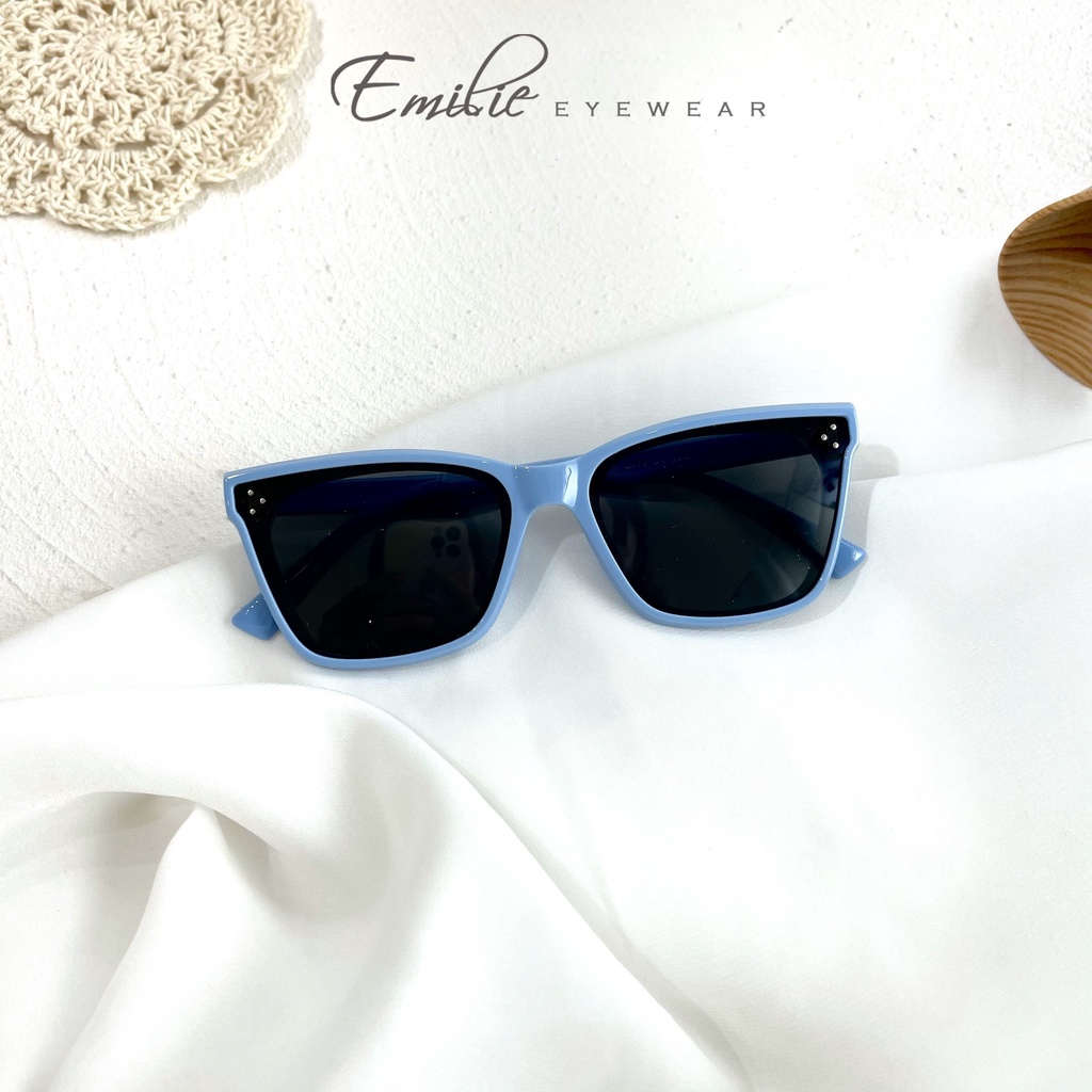 Gọng kính mát trẻ em kiểu dáng độc lạ, nhiều màu siêu xinh, mắt chống UV400 Emilie eyewear