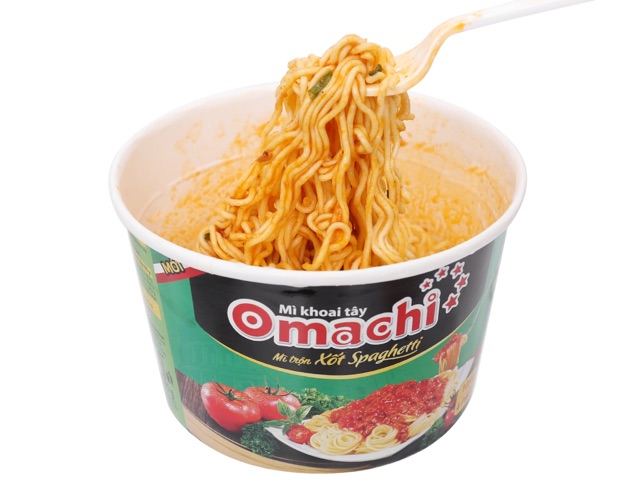 Thùng 12 hộp mì trộn Omachi xốt Spaghetti 105g