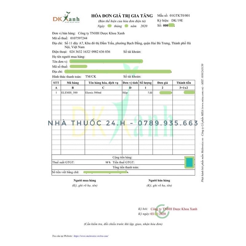 -Nước tắm thảo dược Elemis - DK Pharma - Chai  500ml