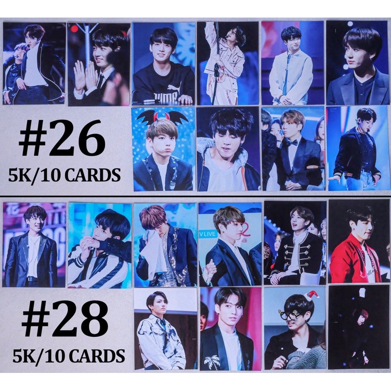 (Có sẵn) Sale set card JUNGKOOK BTS 2 | BigBuy360 - bigbuy360.vn