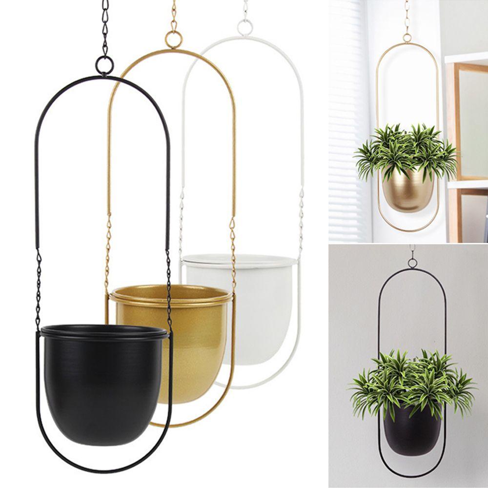 KUNHEV Chậu Trồng Cây Bằng Kim Loại Treo Tường Tiện Lợi