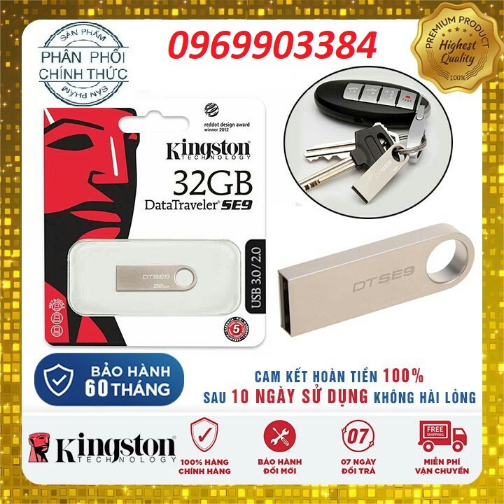 USB Kingston 32GB - Bảo Hành 12 Tháng