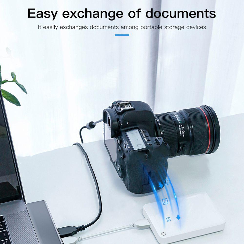 BEBETTERM Bộ Chia Nhiều Cổng USB Type C Bằng Hợp Kim Nhôm Cho Laptop PC