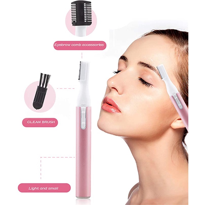 Máy cạo lông mày/lông cơ thể Suolaer mini thiết kế nhỏ gọn tiện dụng