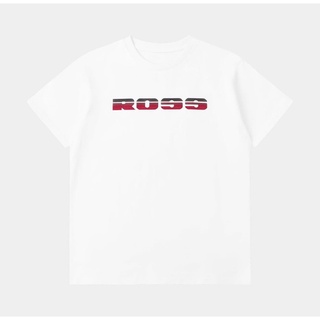 BASIC WHITE TEE - ÁO THUN MÀU TRẮNG IN LOGO ROSS