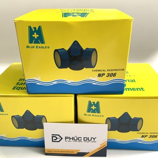 😷🛡️ MẶT NẠ PHÒNG ĐỘC BLUE EAGLE NP306 2 PHIN – CHÍNH HÃNG ĐÀI LOAN