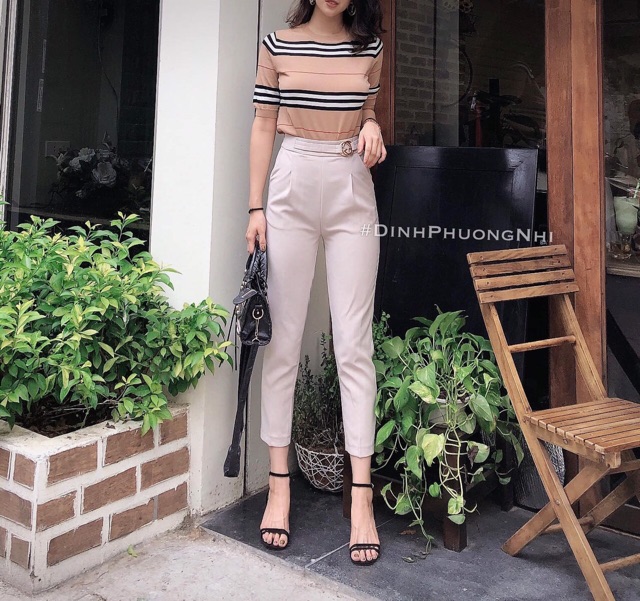 Quần baggy đai nữ BG342