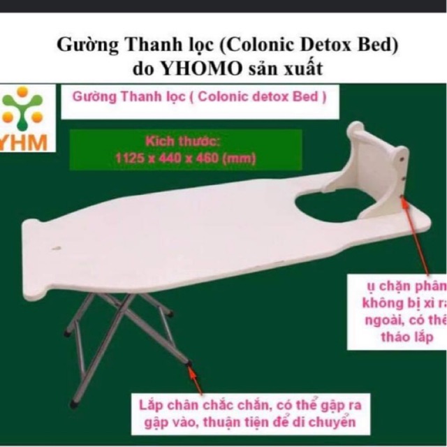 Giường nằm thải độc Detox board, Bộ Dụng Cụ Coffee Enema,Thải Độc Cà Phê, Thải Độc Đại Tràng, enema