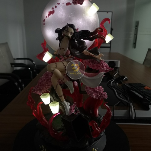 Mô hình nhân vật phim hoạt hình demon slayer kimetsu No yaiba kizuna nezuko Gk Tỉ Lệ 1/6 Có Đèn