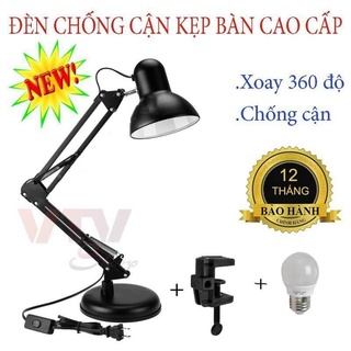 Đèn kẹp để bàn học, đọc sách, làm việc pixar. kẹp bàn chắc chắn. bóng led chống cận tiện lợi