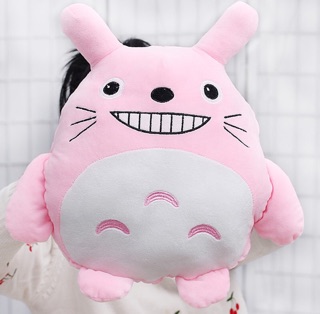 Túi sưởi totoro hồng.