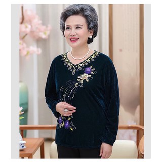 ( Đợi order) ÁO NHUNG TRUNG NIÊN
