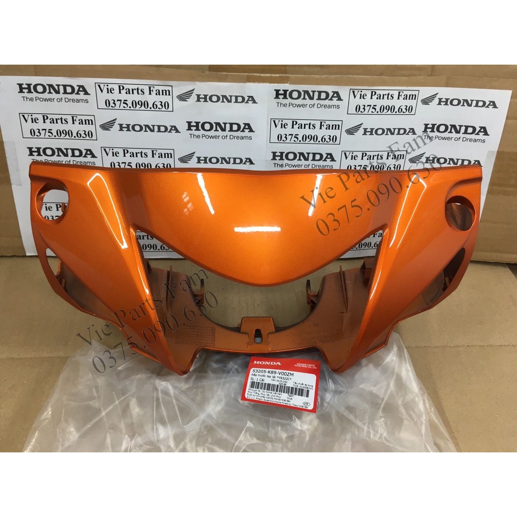 Nắp trước tay lái/ Ốp đầu trước Wave A 110, Wave anpha 110  đủ màu, hàng chính hãng Honda