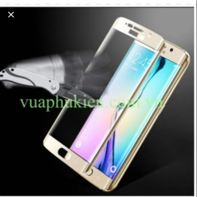 Kính cường lực 4D Full màn cho samsung s6 edge plus