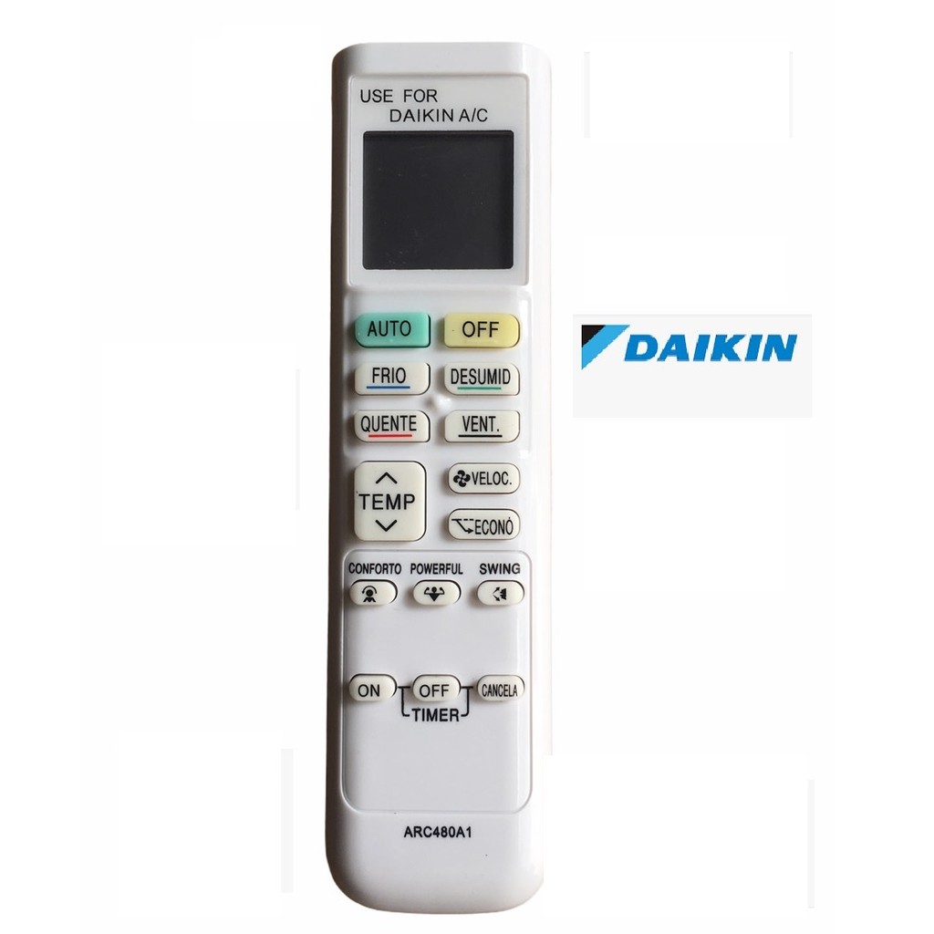 ĐIỀU KHIỂN ĐIỀU HÒA DAIKIN DÒNG FTKQ LOẠI DÀI - REMOTE MÁY LẠNH DAIKIN DÒNG FTKQ  DÀI