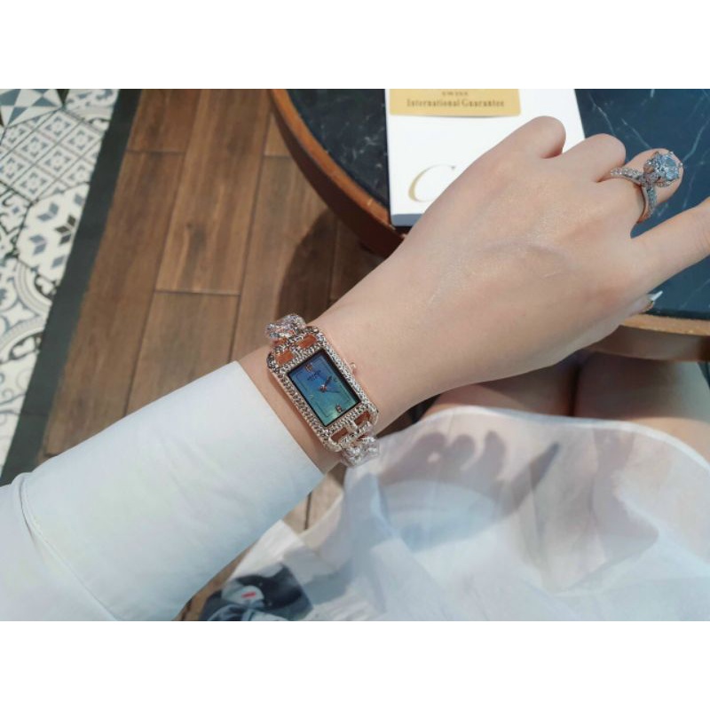 (MẪU MỚI 2022) Đồng hồ nữ Hermes dạng lắc tay xinh xắn