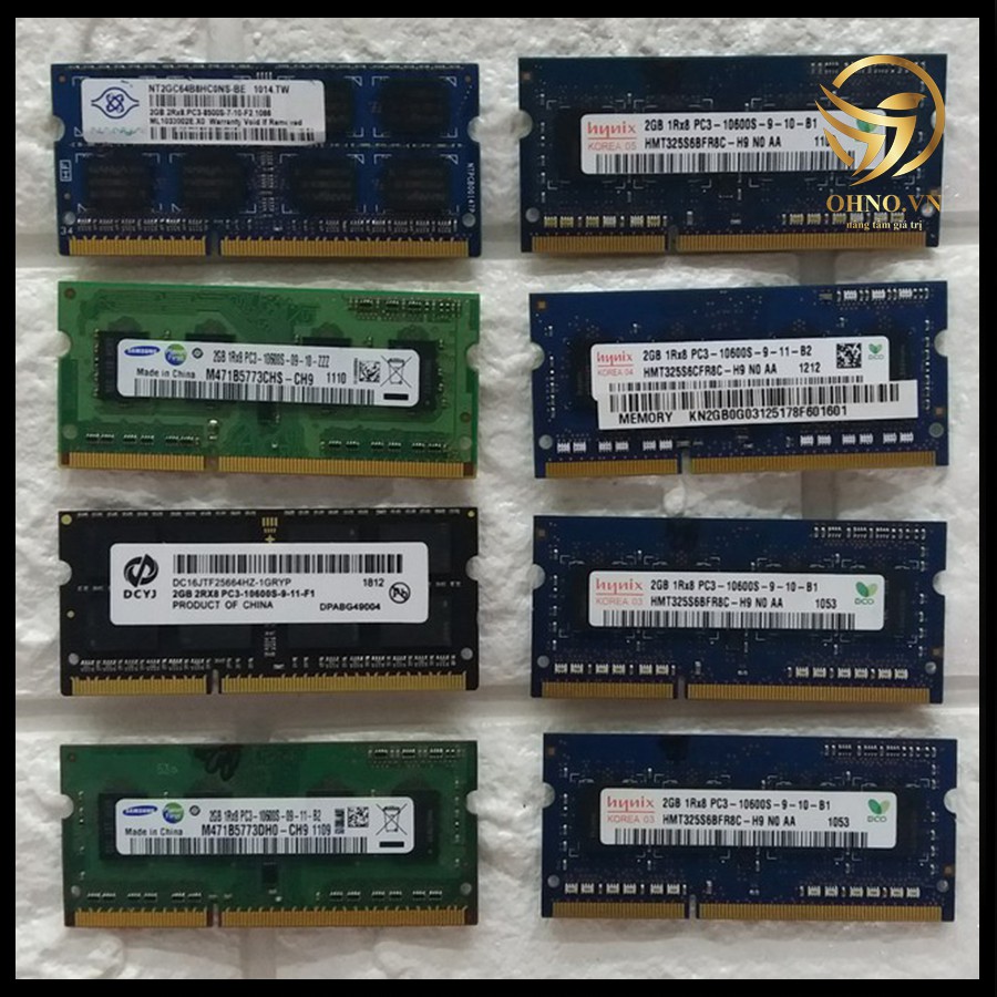 RAM Laptop Máy Tính Xách Tay 2G RAM DDR2 Bus 800 - DDR3 Bus 1333 Tốc Độ Cao Chính Hãng - OHNO VIỆT NAM | BigBuy360 - bigbuy360.vn