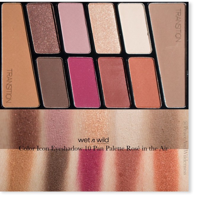 [Mã giảm giá mỹ phẩm chính hãng] Bảng phấn mắt Wet N Wild Color Icon Eyeshadow 10 Pan Palette Bunny Beauty hàng đủ bill