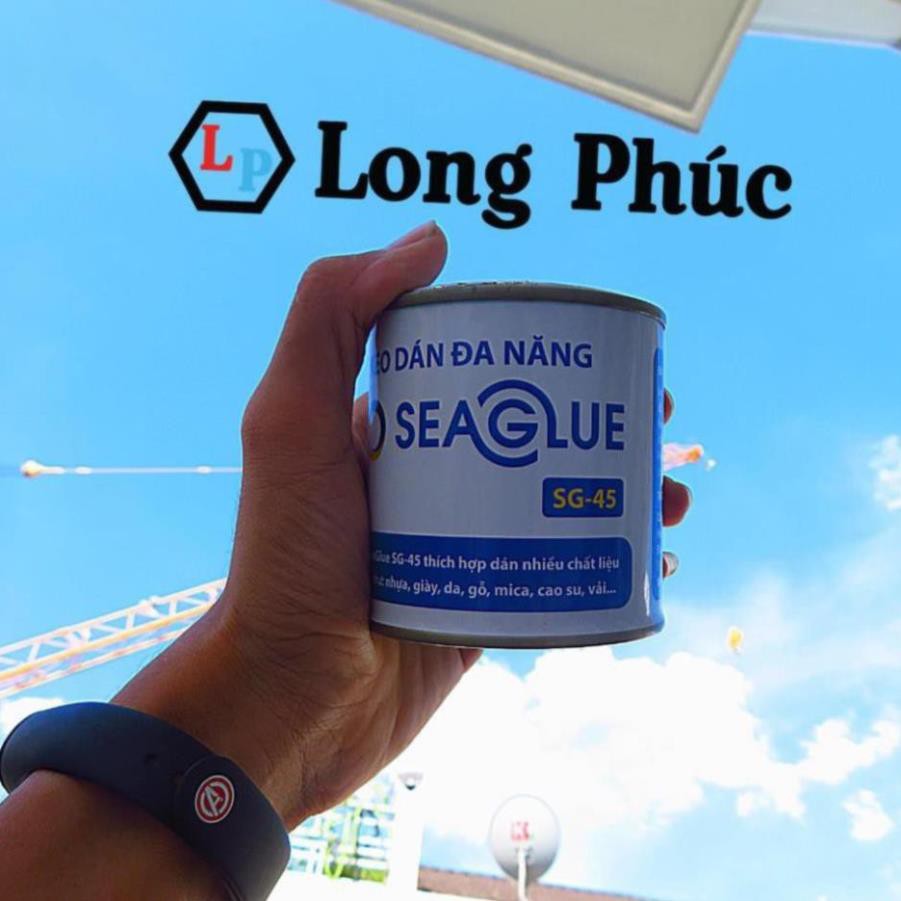 [FreeShip 50k] Keo Dán Bồn Nước SeaGlue | Trong Suốt, Chịu Nước, Dính Chắc | lọ 300gr | long phúc shop