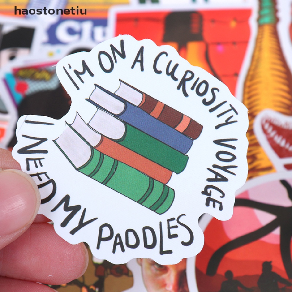 Bộ 50 Sticker Dán Trang Trí Ván Trượt / Laptop / Điện Thoại / Hành Lý Hình Stranger Things Bằng