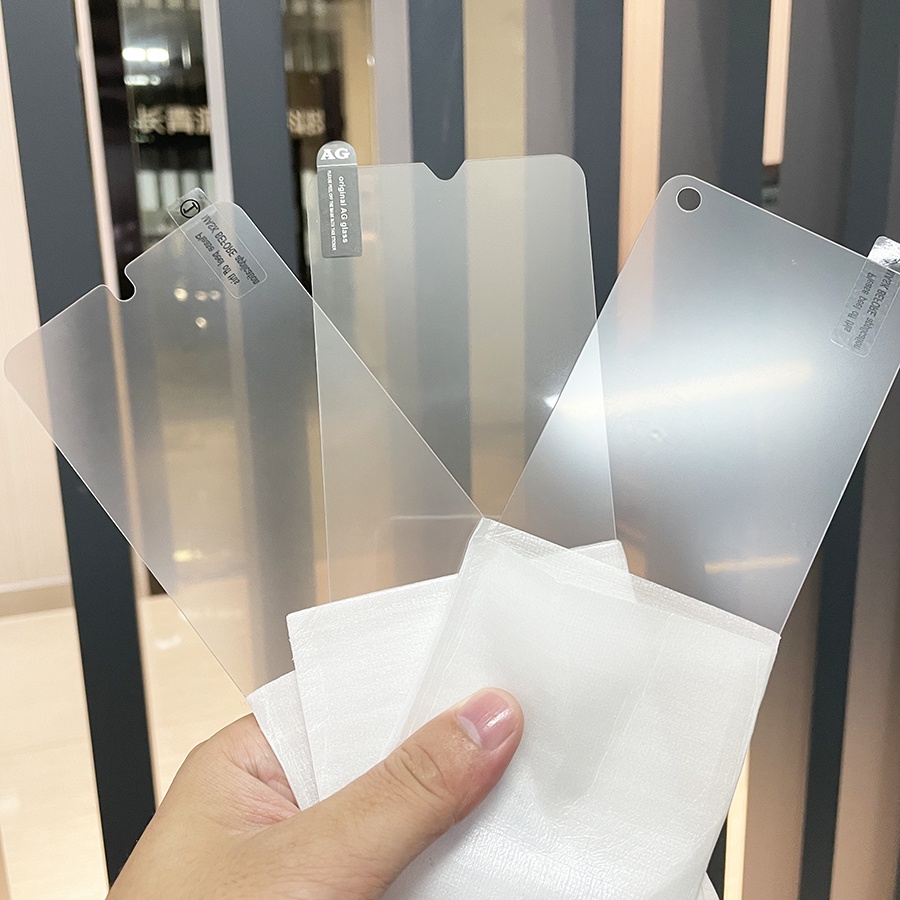 Kính Cường Lực Nhám Chống Vân Tay + Kính Cường Lực Bảo Vệ Camera Cho Realme C3 C11 C12 C15 C17 C21 C21Y C25 C25S 5 6 7 8 Pro 5i 6i 7i