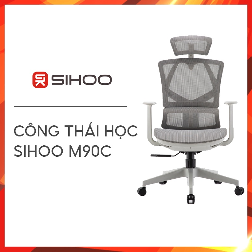 Ghế Công Thái Học Sihoo M90C Hàng chính hãng Bảo hành 3 năm