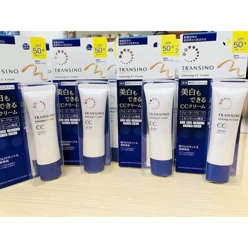 Kem Nền Làm Trắng Và Chống Nắng Transino CC Cream SPF 50+/PA ++++ 30gr | BigBuy360 - bigbuy360.vn