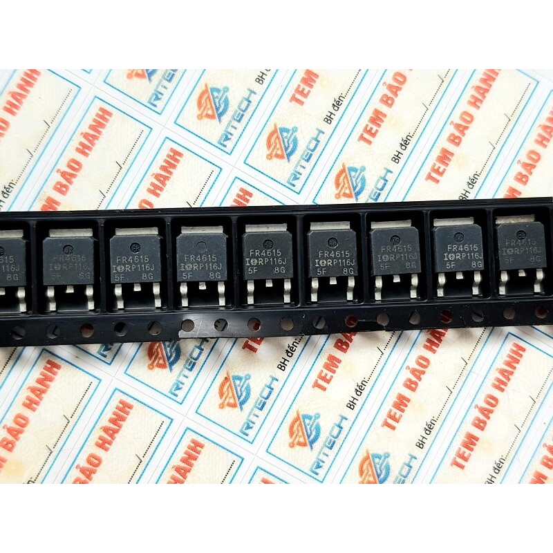 Combo 5 con IRFR4615, IRFR4615TRLPBF Mosfet Kênh N 33A/150V TO-252
