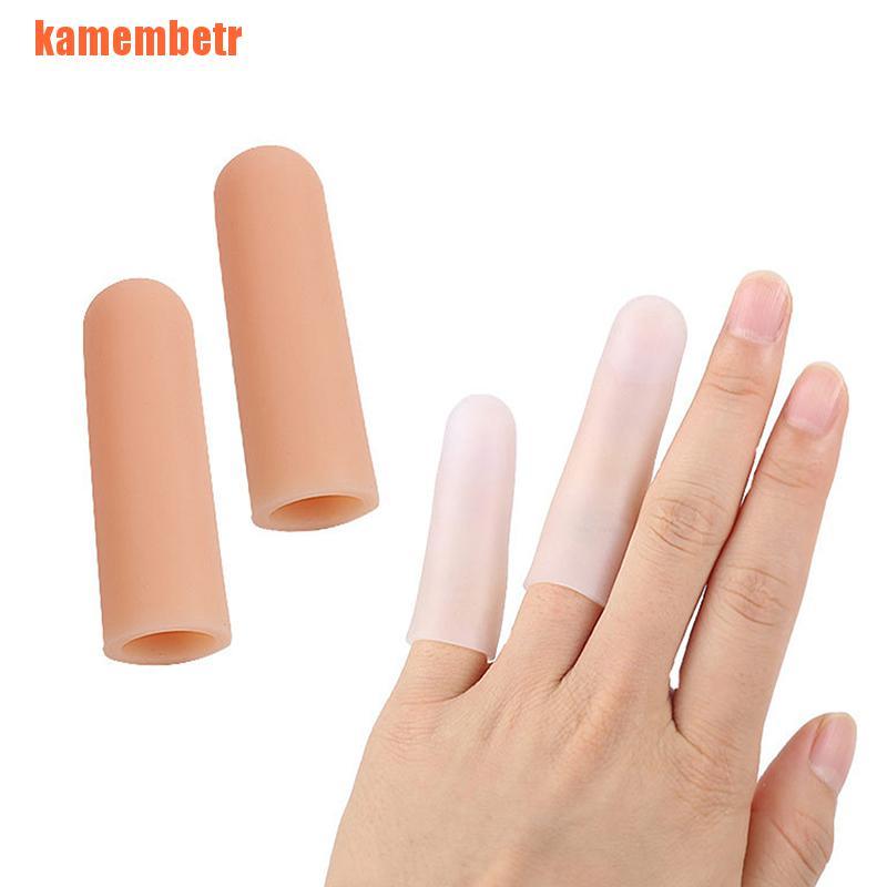 (Hàng Mới Về) Bộ 2 Ống Silicon Bảo Vệ Ngón Chân Tiện Dụng