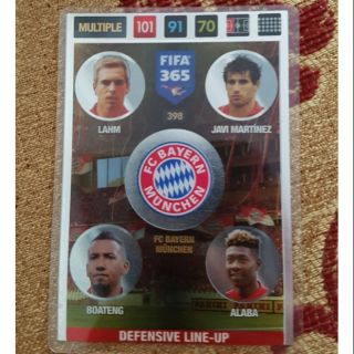 Thẻ cầu thủ bóng đá Panini ( Bayern munich multiple)