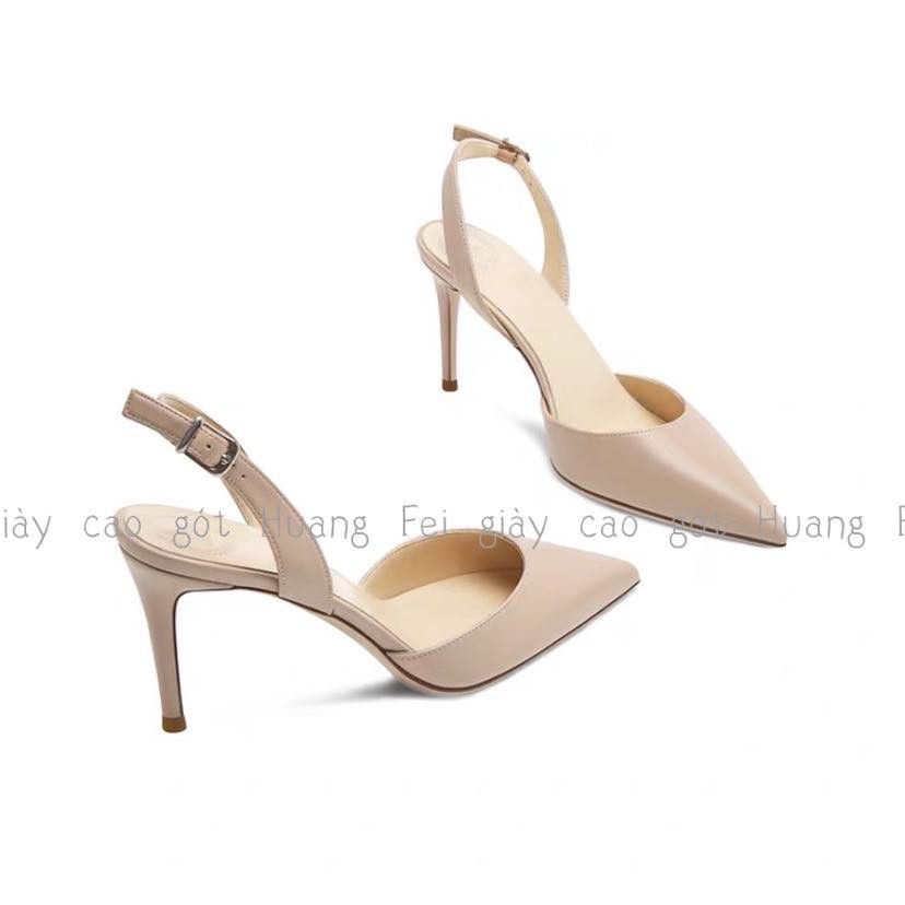 Giày Slingback Mũi Nhọn Sang Chảnh mã HF08 Cao 9 Phân