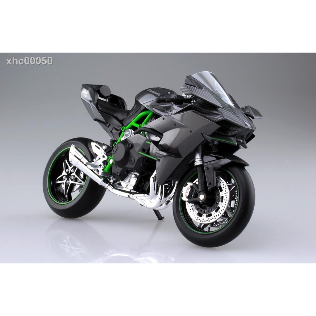 Mô Hình Xe Mô Tô Kawasaki Ninja H2 H2R Tỉ Lệ 1: 12